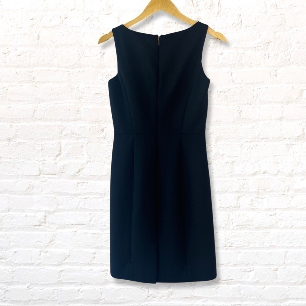 Tory Burch Azalea Black Wool Sheath Dress Black Size 0 - Picture 4 of 9